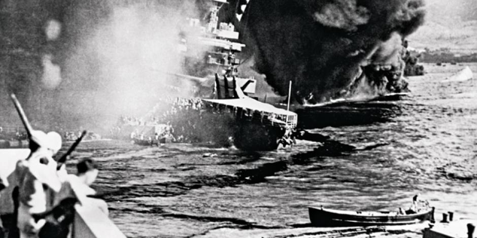 Der Angriff auf Pearl Harbor.