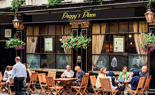 Peggy's Place ist ein typisch Londoner Pub und unsrer Seifenoper. 