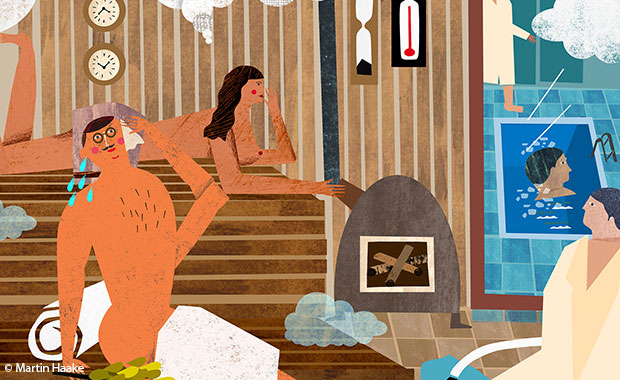 Illustration: Sauna