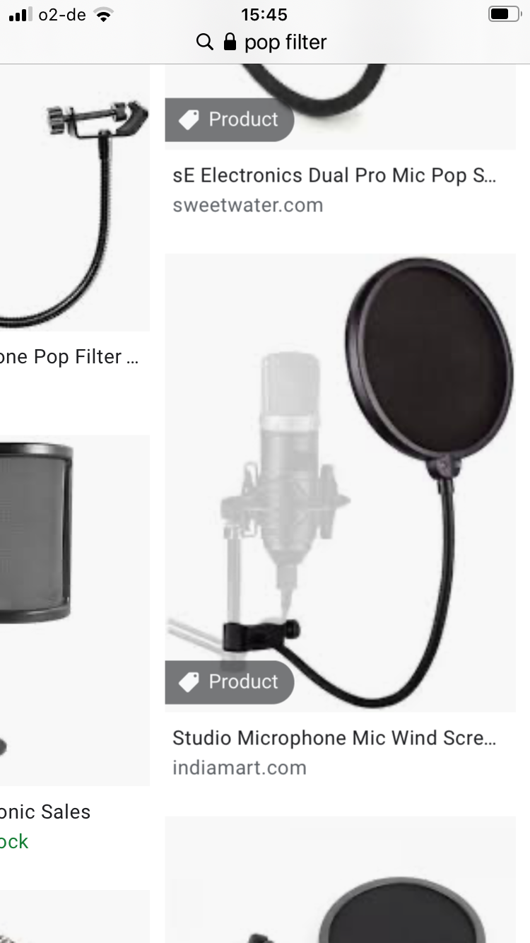 Pop filter