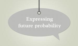 Expressing future probability