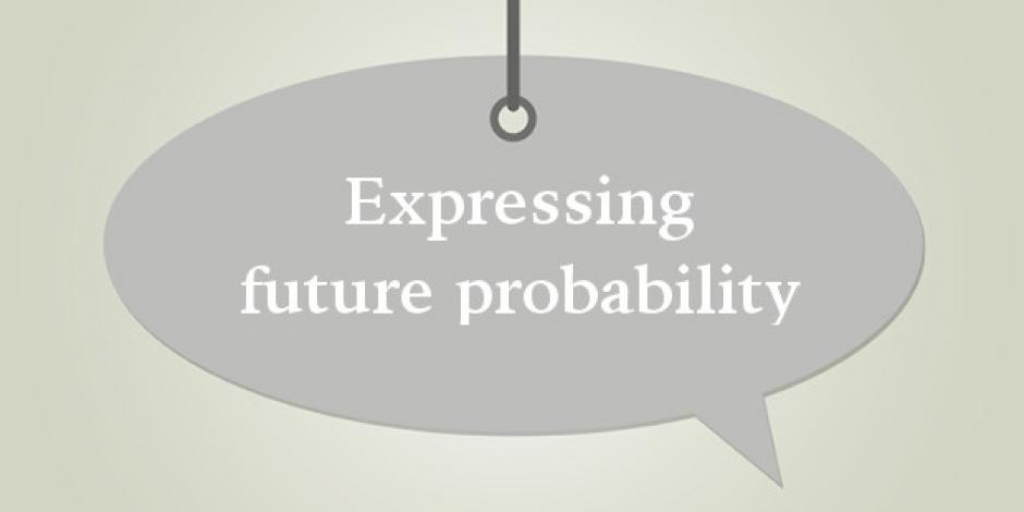 Expressing future probability