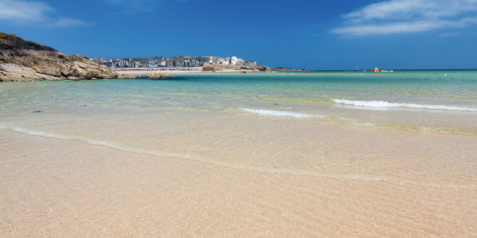 Beach, harbour, UK