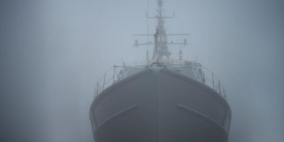 Schiff im Nebel