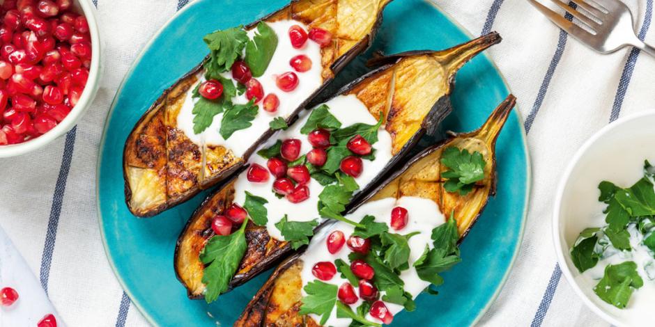 An aubergine dish