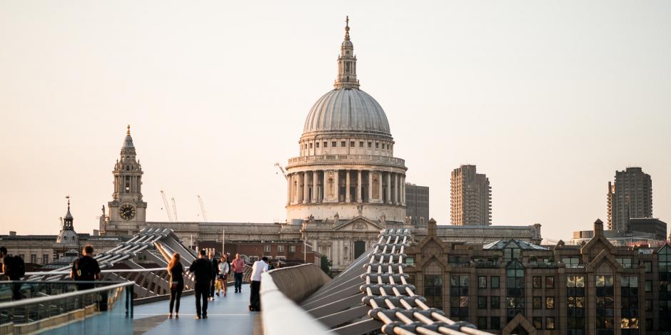 Millennium Bridge, St Paul's Cathedral