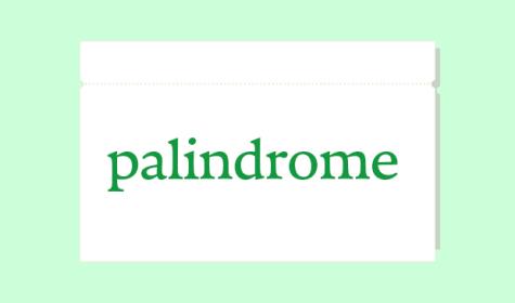 palindrome