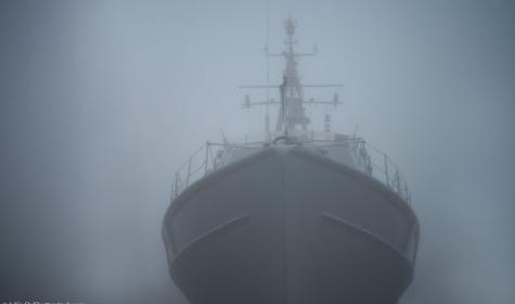Schiff im Nebel