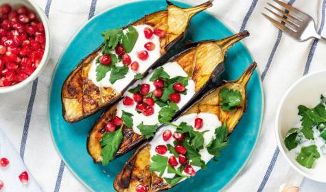 An aubergine dish