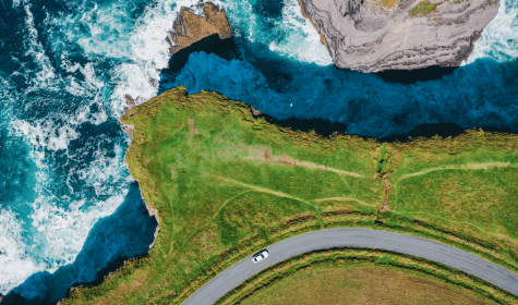 Küstenstraße in Irland